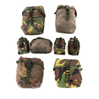Dutch Army Assorted MOLLE Pouches | 9-pack | Issued